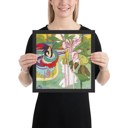 Woman Gets Vision in a Garden by Georges de Feure