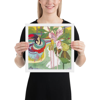 Woman Gets Vision in a Garden by Georges de Feure