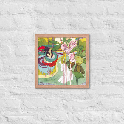 Woman Gets Vision in a Garden by Georges de Feure