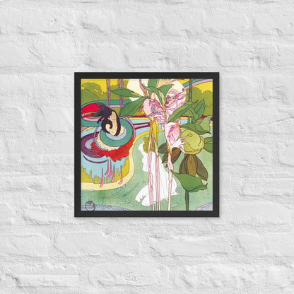 Woman Gets Vision in a Garden by Georges de Feure