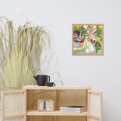 Woman Gets Vision in a Garden by Georges de Feure