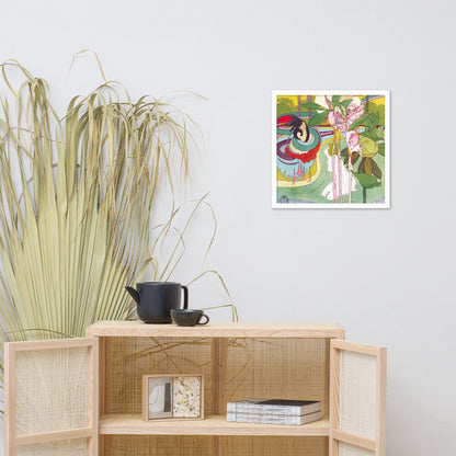 Woman Gets Vision in a Garden by Georges de Feure