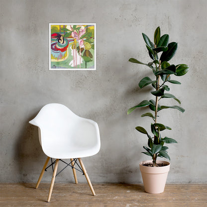 Woman Gets Vision in a Garden by Georges de Feure