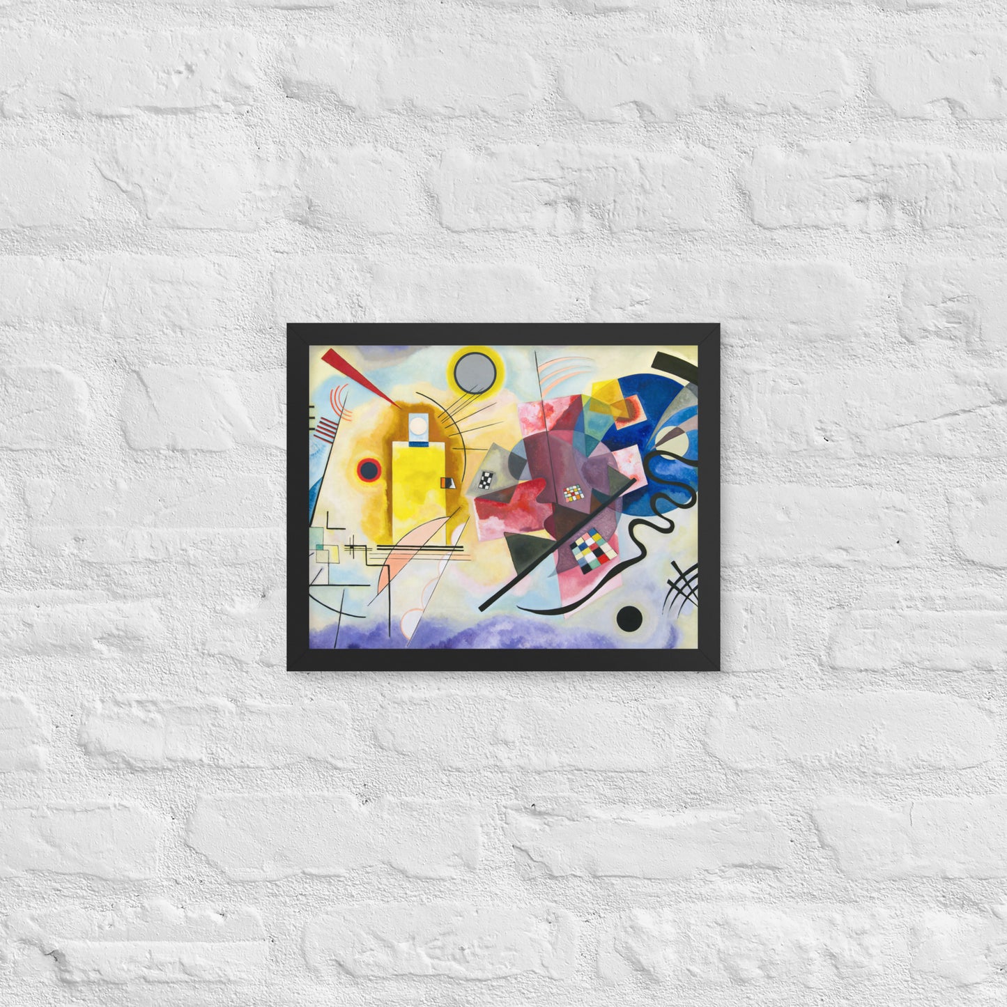 Yellow Red Blue by Wassily Kandinsky