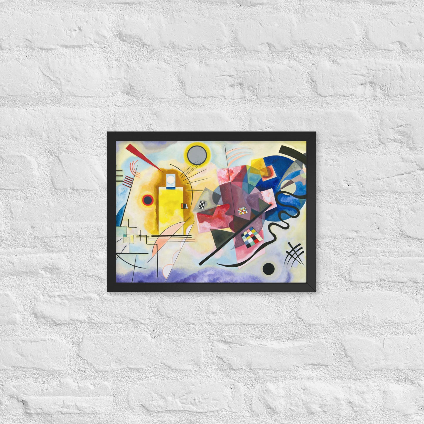 Yellow Red Blue by Wassily Kandinsky