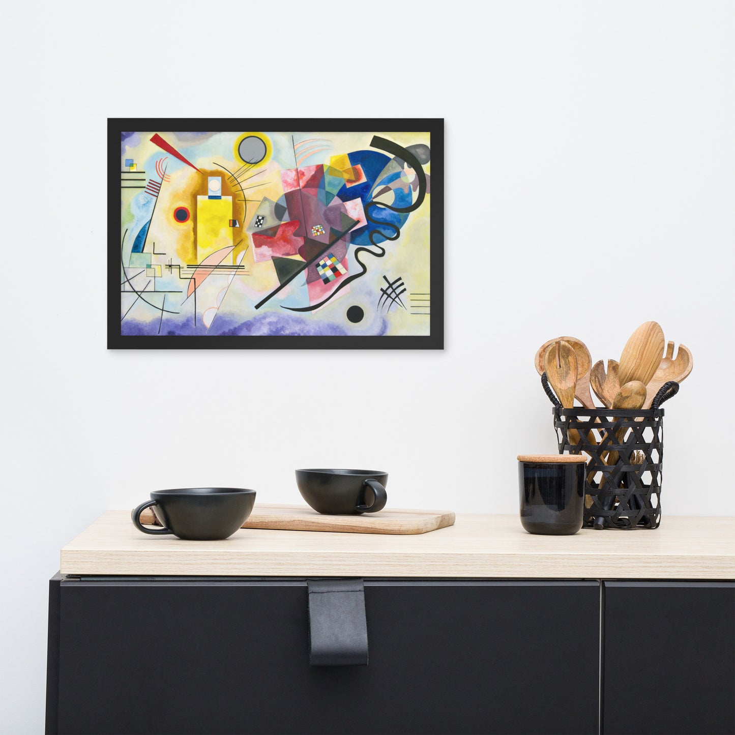 Yellow Red Blue by Wassily Kandinsky