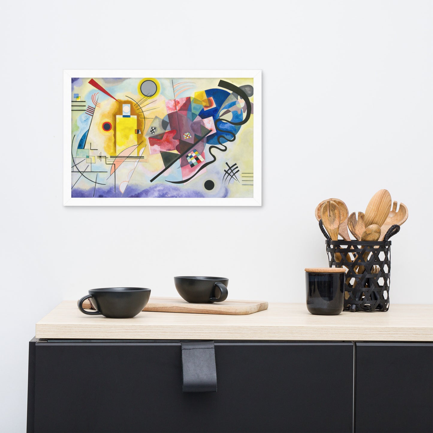 Yellow Red Blue by Wassily Kandinsky