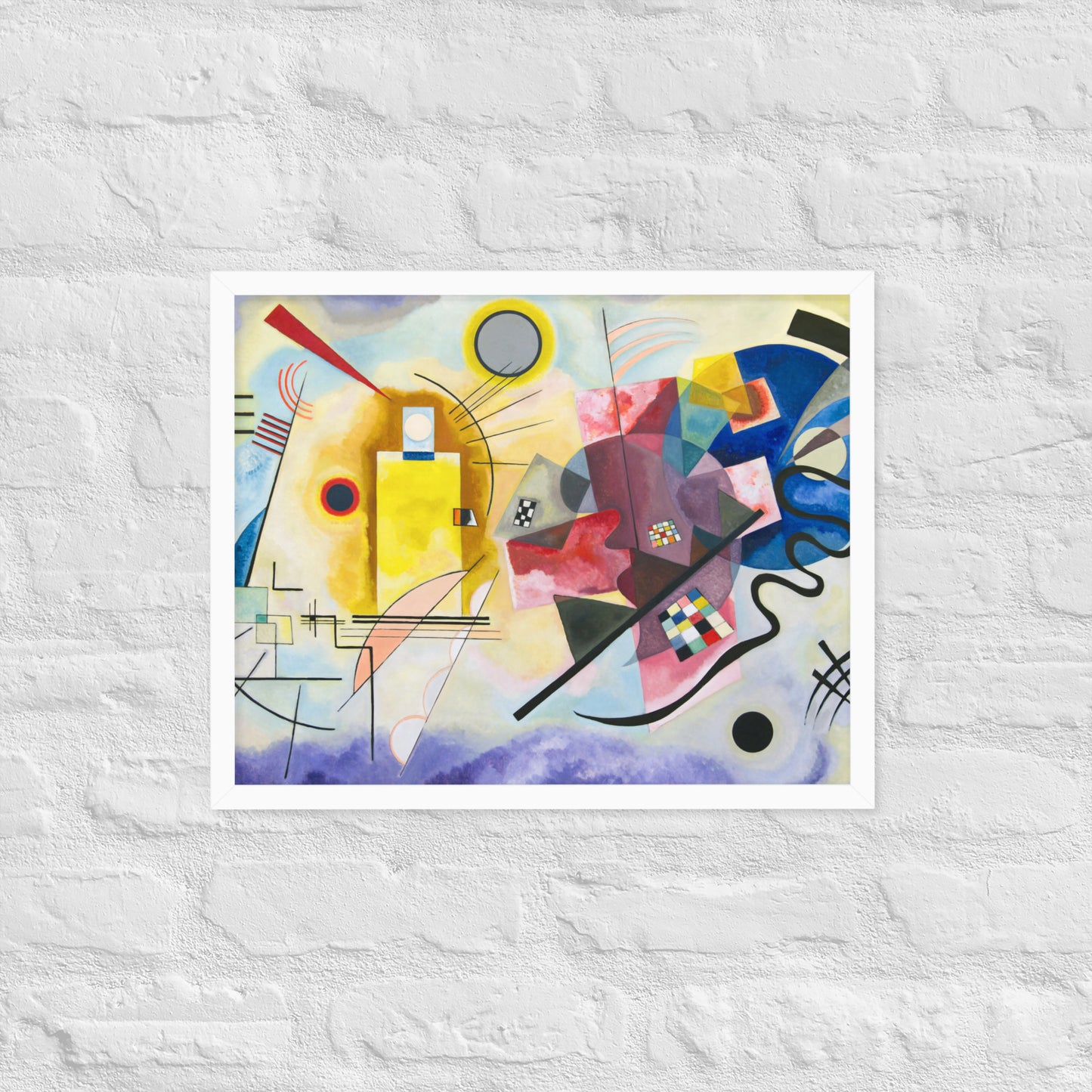 Yellow Red Blue by Wassily Kandinsky