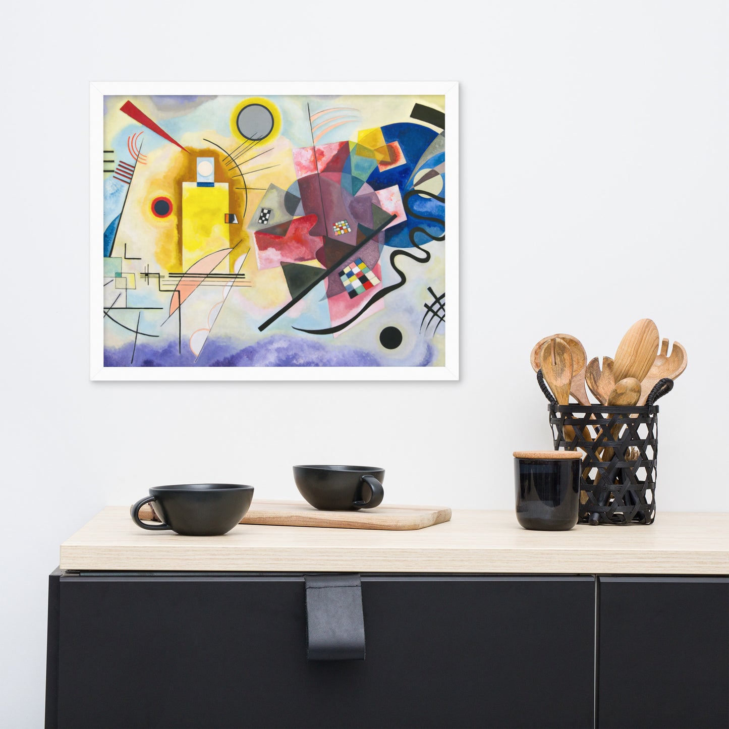 Yellow Red Blue by Wassily Kandinsky