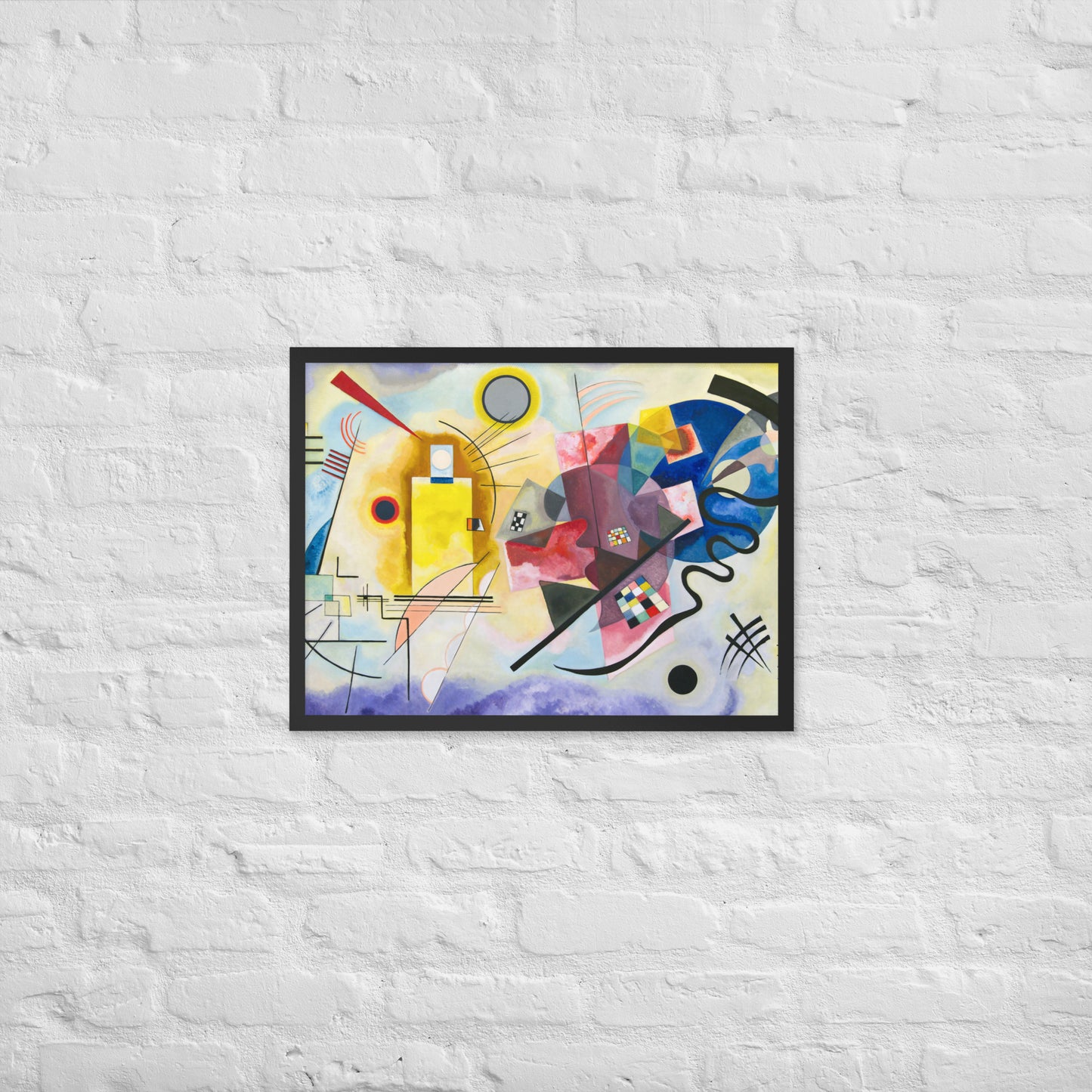 Yellow Red Blue by Wassily Kandinsky