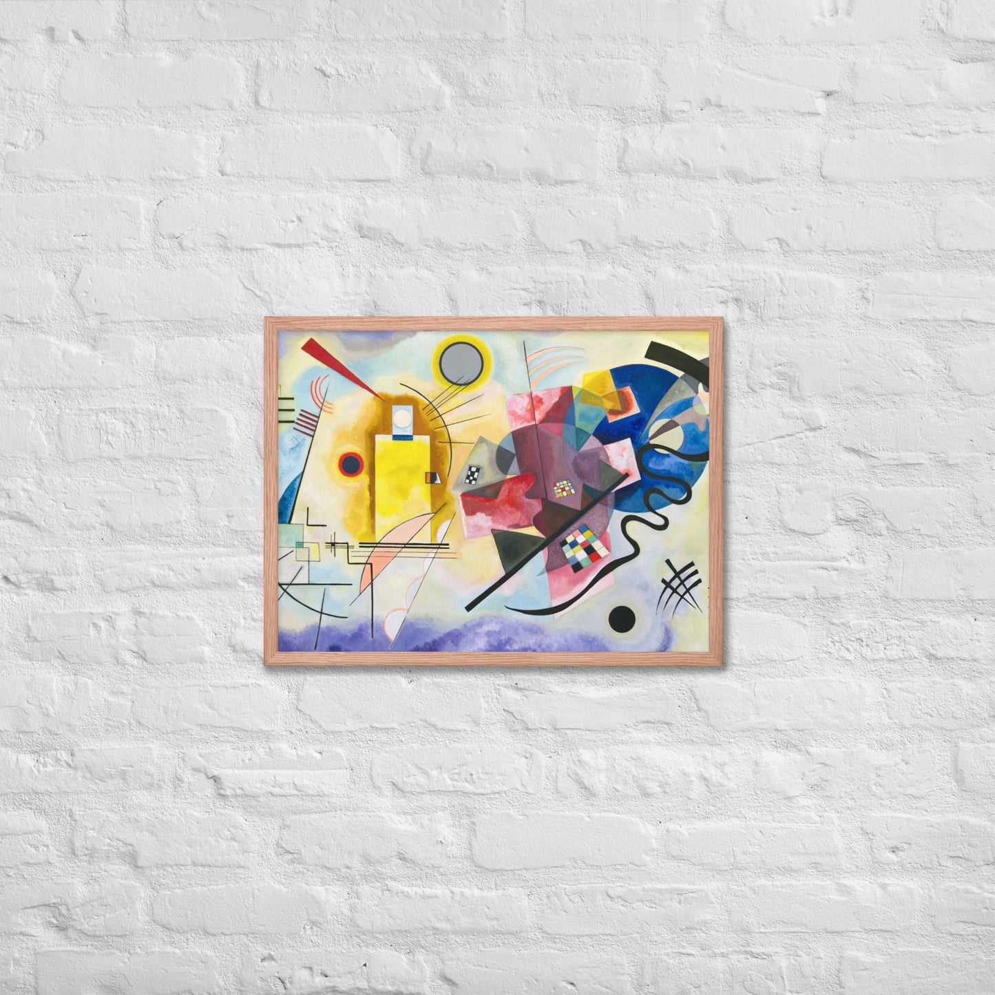 Yellow Red Blue by Wassily Kandinsky