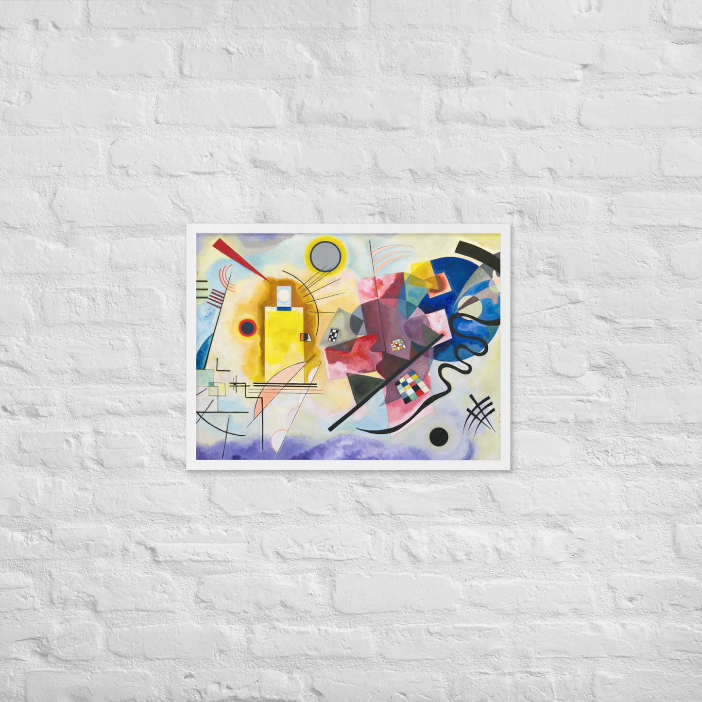 Yellow Red Blue by Wassily Kandinsky