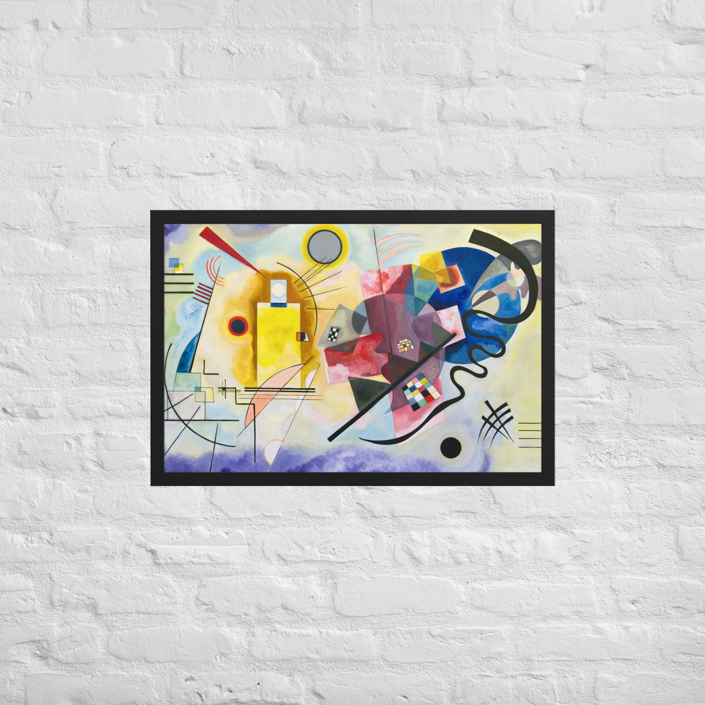 Yellow Red Blue by Wassily Kandinsky