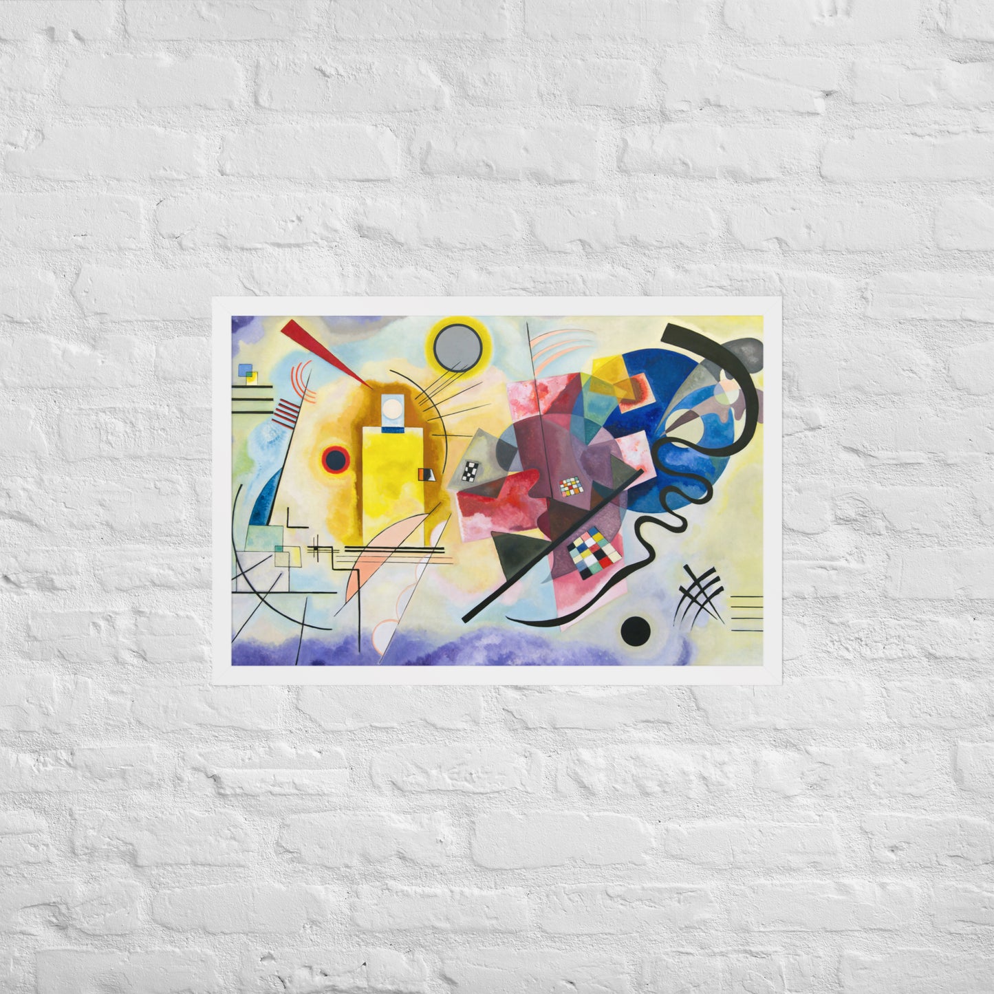 Yellow Red Blue by Wassily Kandinsky