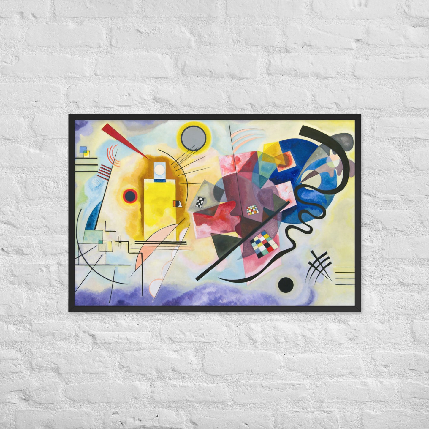 Yellow Red Blue by Wassily Kandinsky