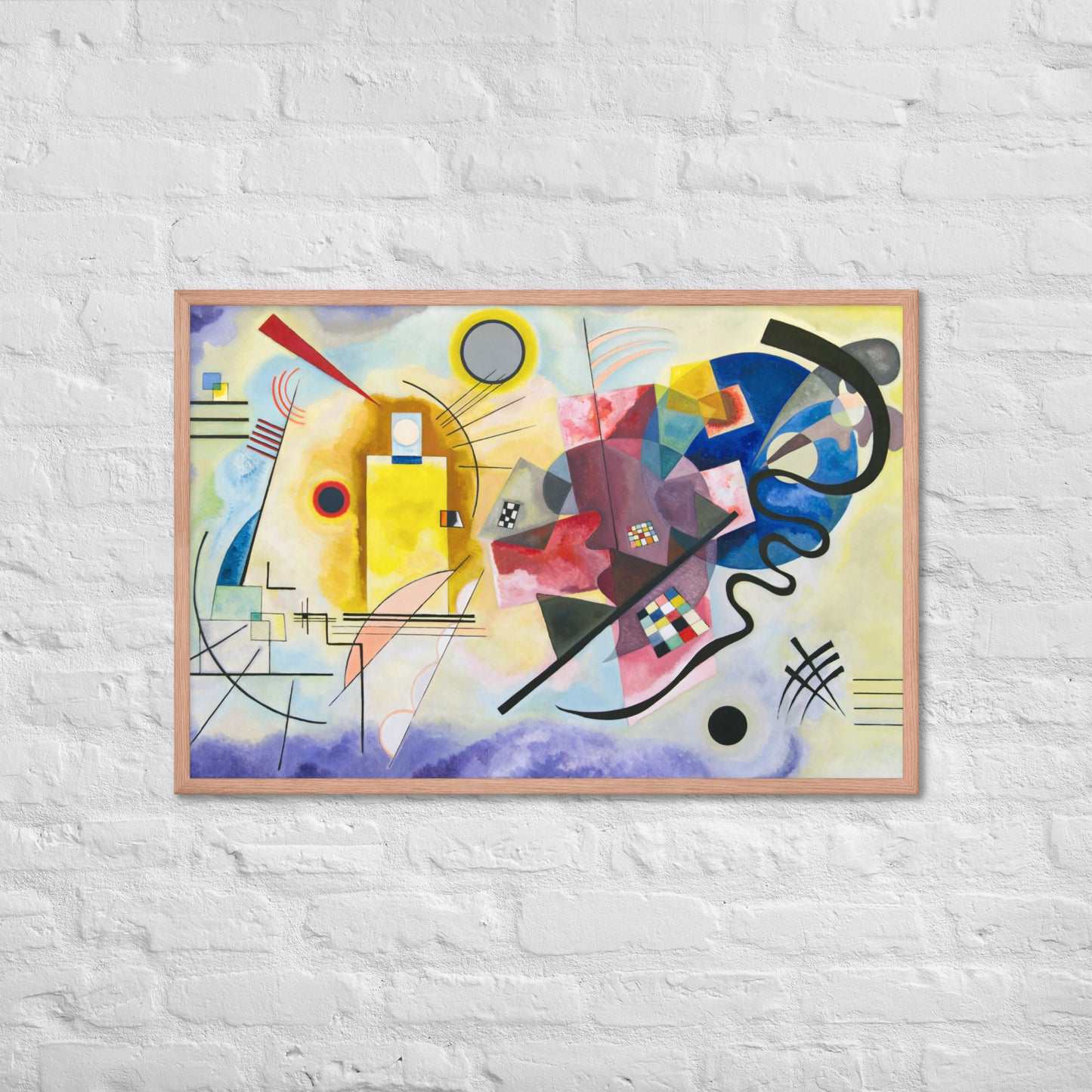 Yellow Red Blue by Wassily Kandinsky