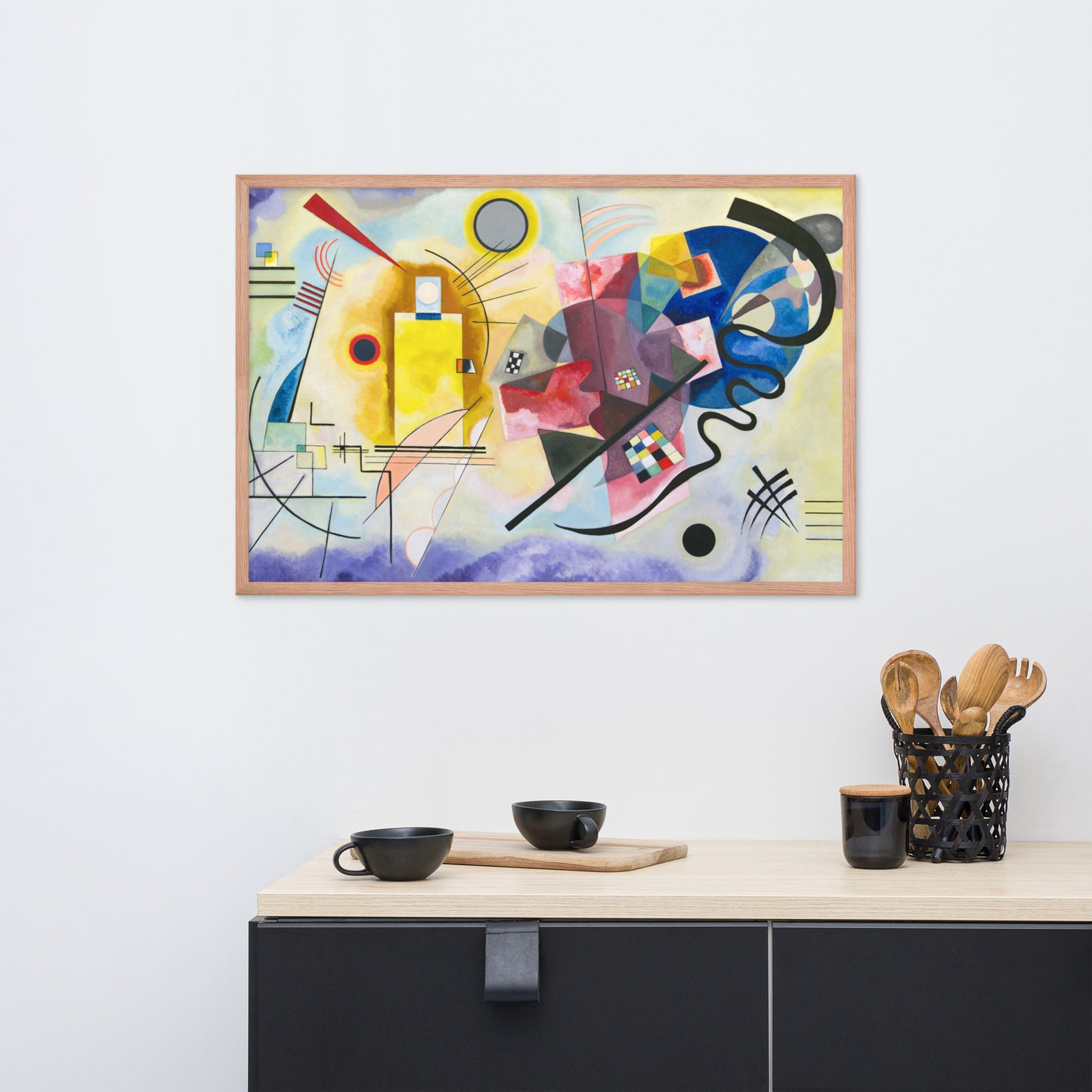 Yellow Red Blue by Wassily Kandinsky