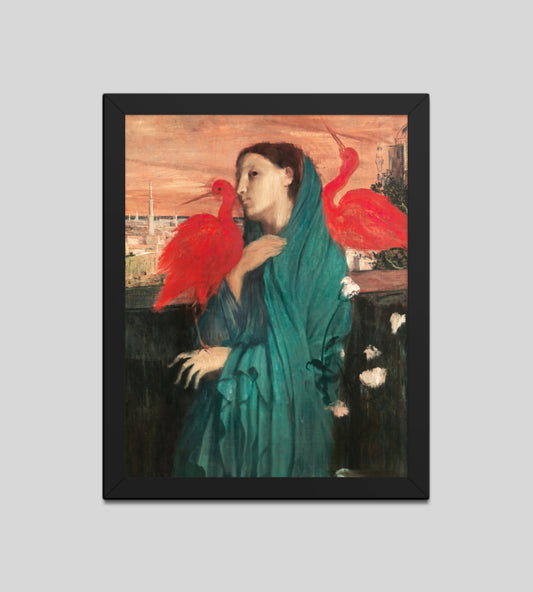 Young Woman with Ibis by Edgar Degas