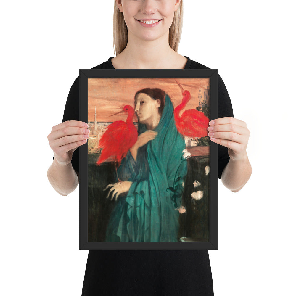 Young Woman with Ibis by Edgar Degas