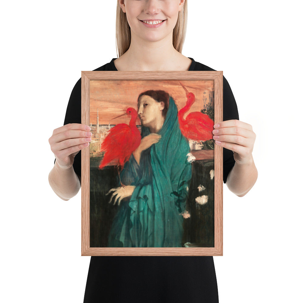 Young Woman with Ibis by Edgar Degas