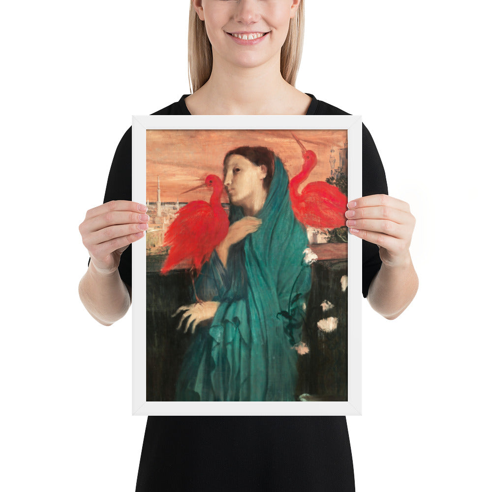 Young Woman with Ibis by Edgar Degas