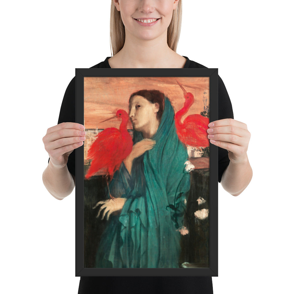 Young Woman with Ibis by Edgar Degas