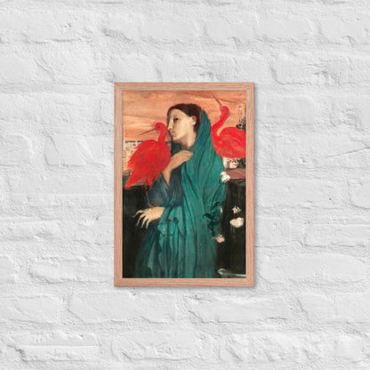 Young Woman with Ibis by Edgar Degas