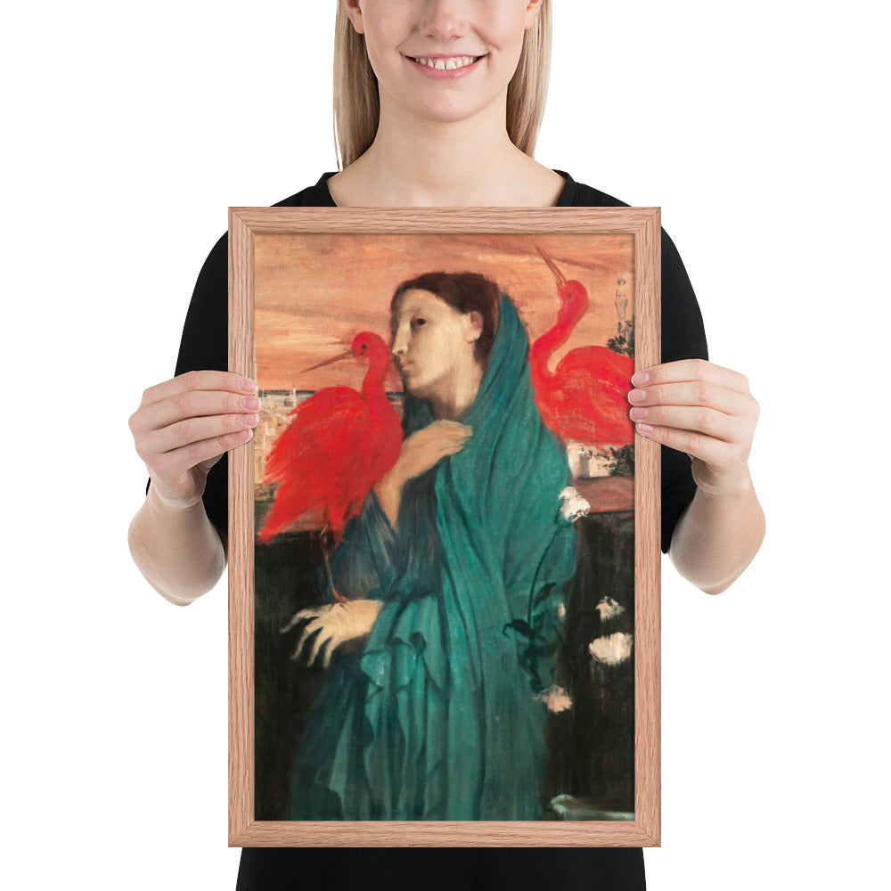 Young Woman with Ibis by Edgar Degas