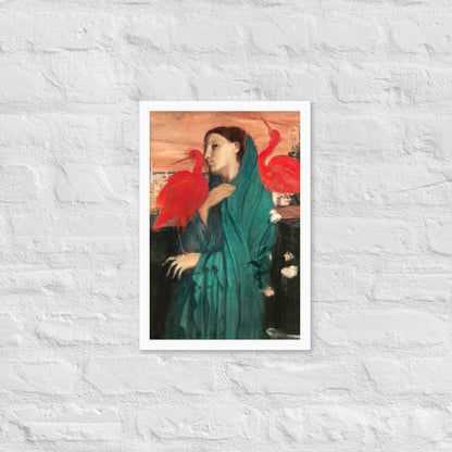 Young Woman with Ibis by Edgar Degas