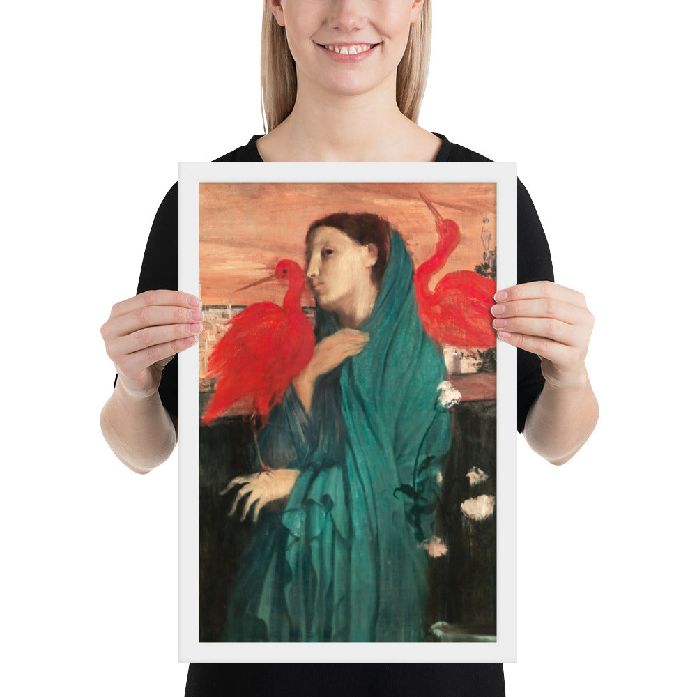Young Woman with Ibis by Edgar Degas