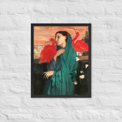 Young Woman with Ibis by Edgar Degas