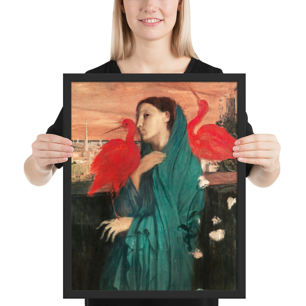 Young Woman with Ibis by Edgar Degas