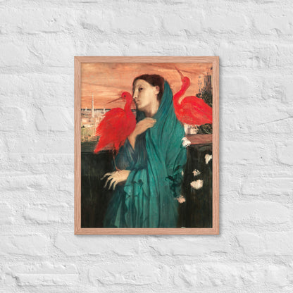 Young Woman with Ibis by Edgar Degas