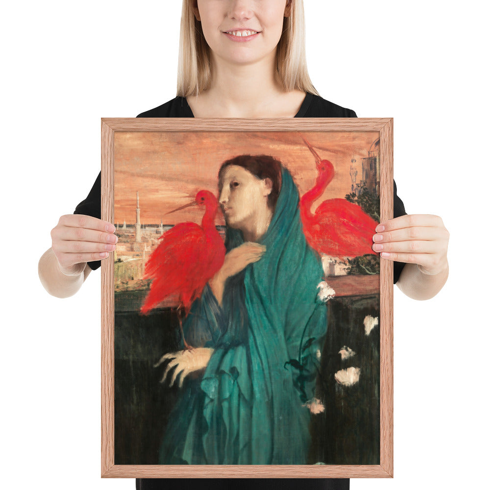 Young Woman with Ibis by Edgar Degas