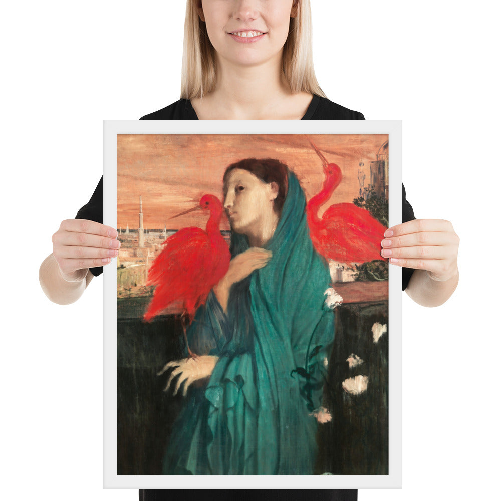 Young Woman with Ibis by Edgar Degas