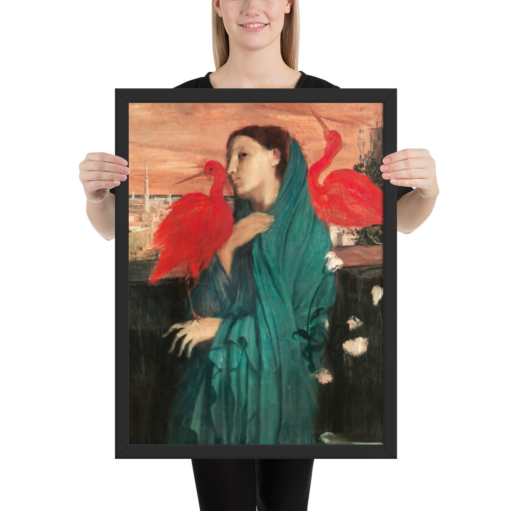 Young Woman with Ibis by Edgar Degas