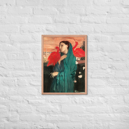 Young Woman with Ibis by Edgar Degas