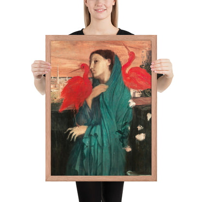 Young Woman with Ibis by Edgar Degas