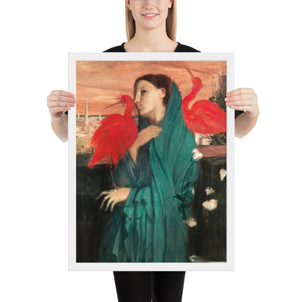 Young Woman with Ibis by Edgar Degas