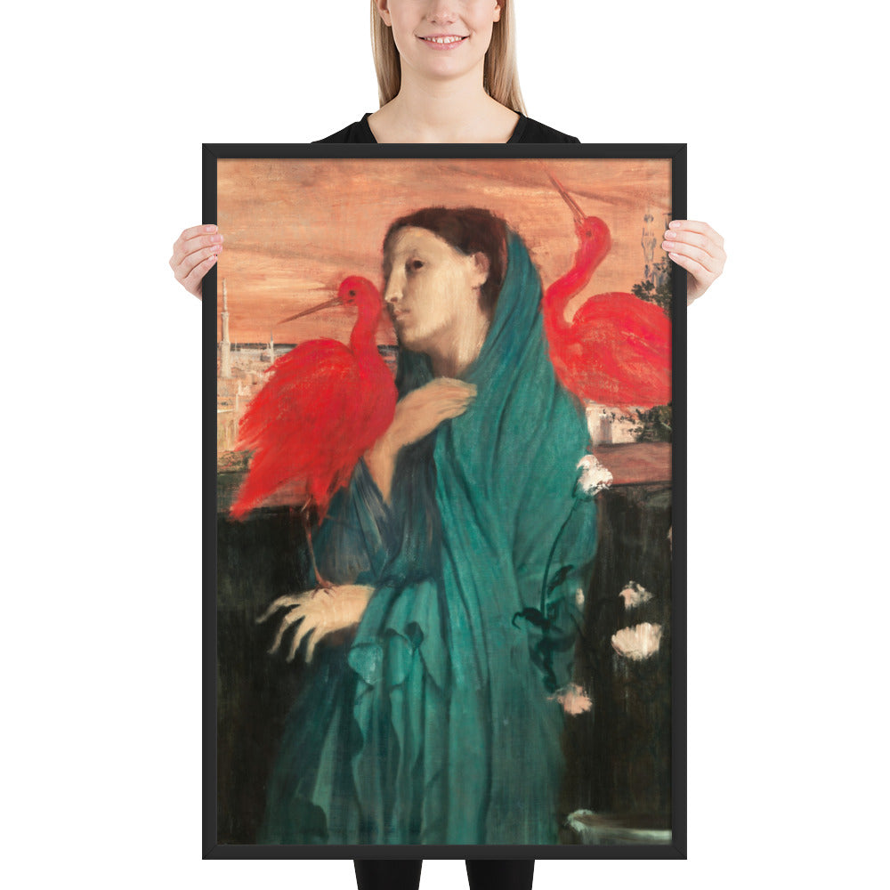 Young Woman with Ibis by Edgar Degas
