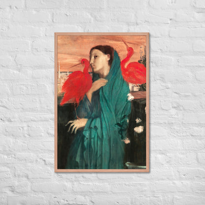 Young Woman with Ibis by Edgar Degas