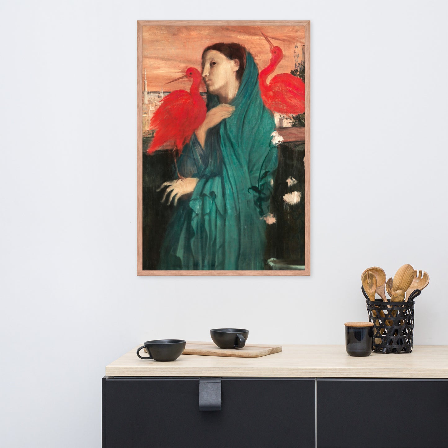 Young Woman with Ibis by Edgar Degas