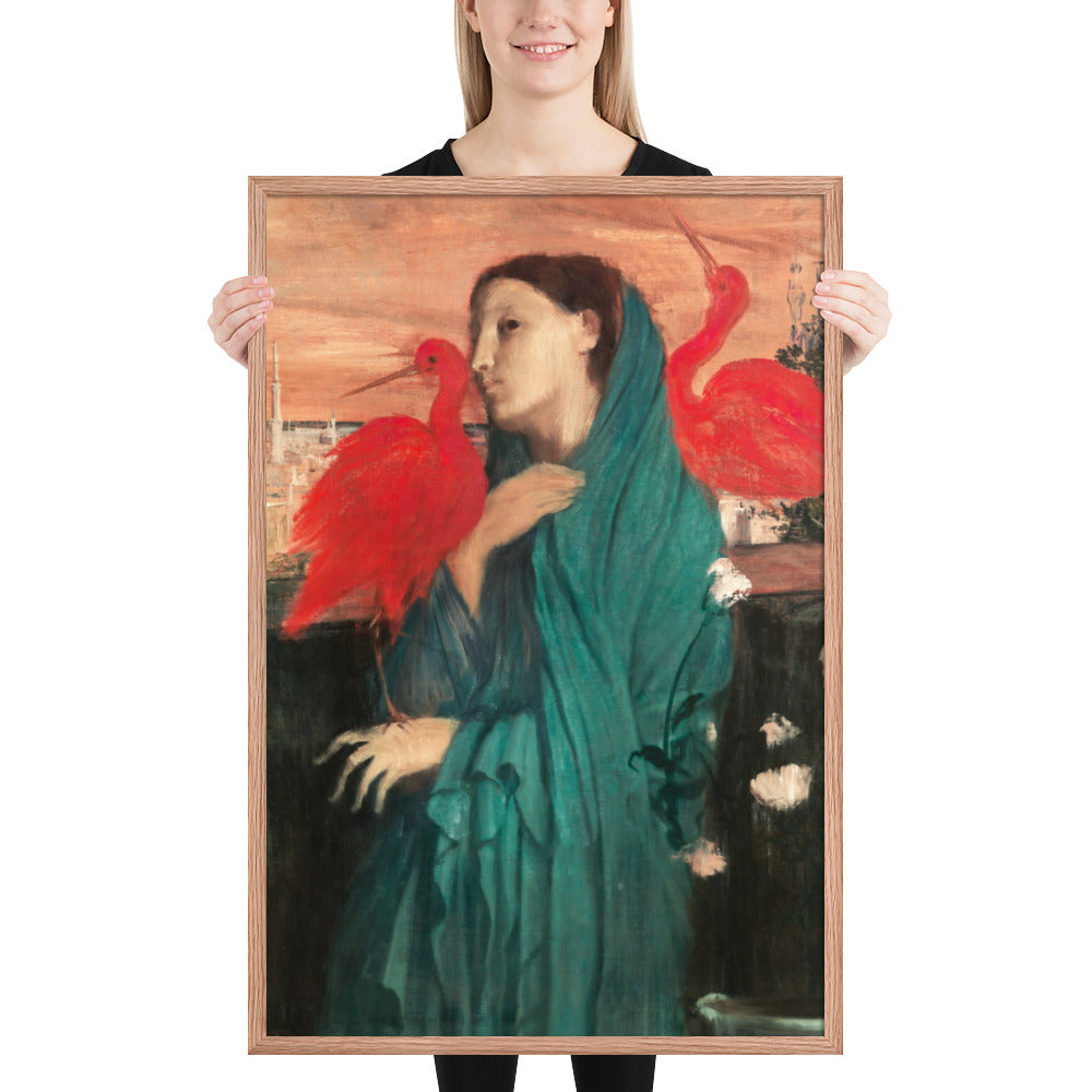 Young Woman with Ibis by Edgar Degas