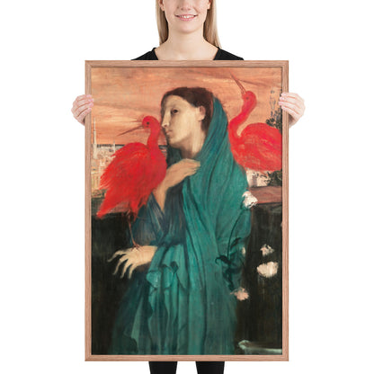 Young Woman with Ibis by Edgar Degas