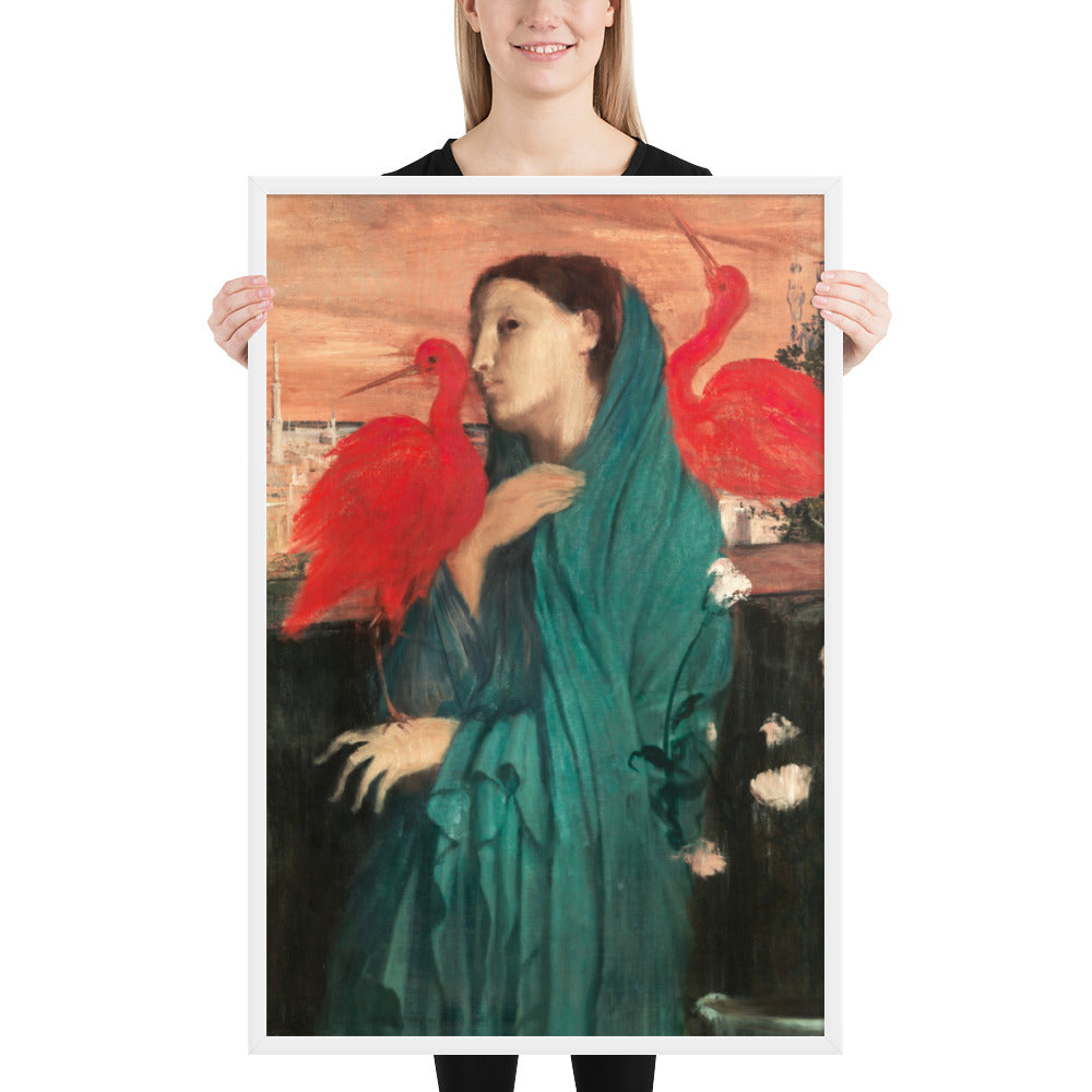 Young Woman with Ibis by Edgar Degas