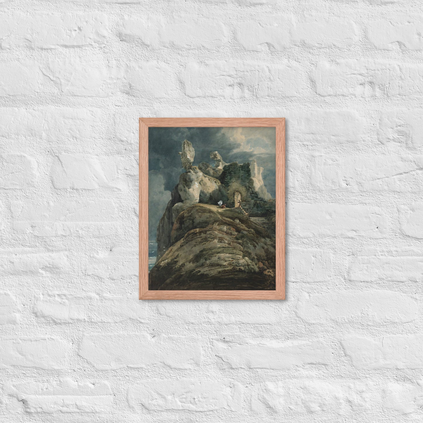 Bamburgh Castle Northumberland by Thomas Girtin