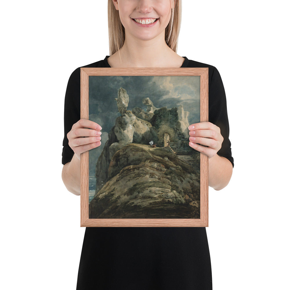 Bamburgh Castle Northumberland by Thomas Girtin