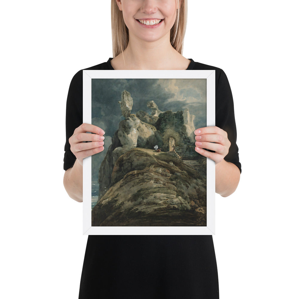 Bamburgh Castle Northumberland by Thomas Girtin