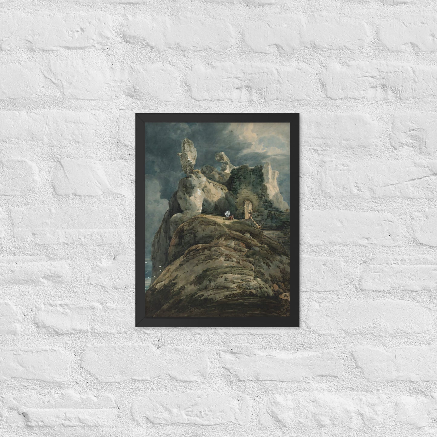 Bamburgh Castle Northumberland by Thomas Girtin