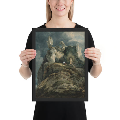 Bamburgh Castle Northumberland by Thomas Girtin